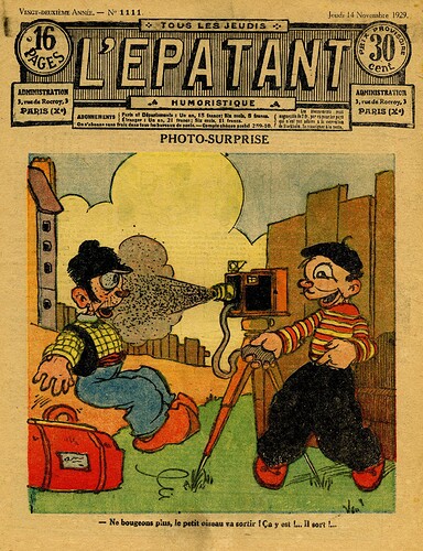 L'Epatant 1929 - n°1111 - 14 novembre 1929 - page 1