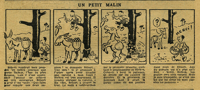 Le Petit Illustré 1931 - n°1372 - page 7 - Un petit malin - 25 janvier 1931