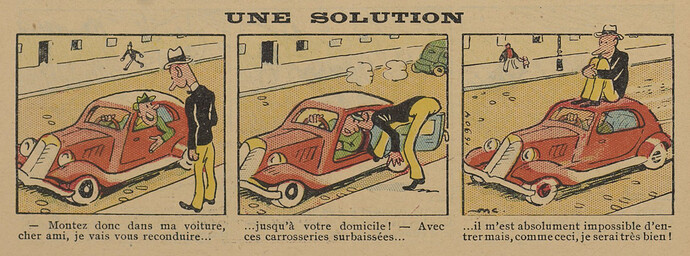Guignol 1936 - n°21 - page 46 - Une solution - 24 mai 1936