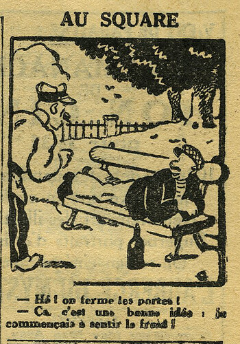 L'Epatant 1930 - n°1165 - page 13 - Au square - 27 novembre 1930