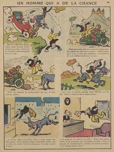 Guignol 1936 - n°45 - page 43 - Un homme qui a de la chance - 8 novembre 1936