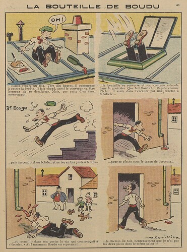 Guignol 1935 - n°39 - page 41 - La bouteille de Boudu - 29 septembre 1935