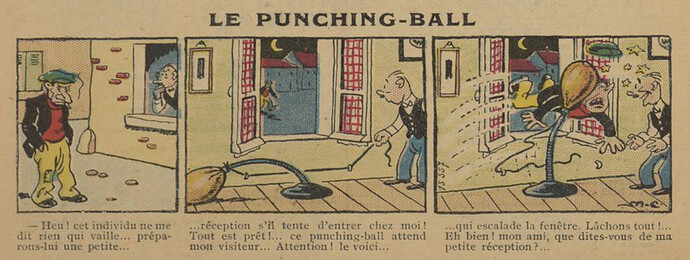 Guignol 1936 - n°52 - page 48 - Le punching-ball - 27 décembre 1936
