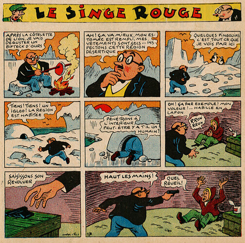 Pat épate 1949 - n°30 - Le Singe Rouge - 24 juillet 1949 - page 1