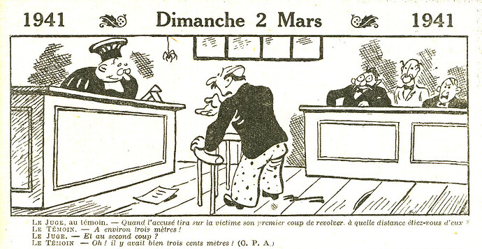 Almanach Vermot 1941 - 7 - Dimanche 2 mars 1941