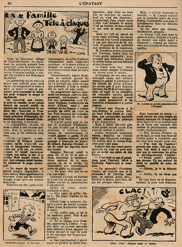 L'Epatant 1937 - n°1509 - La famille tête à claques - 1er juillet 1937 - page 10