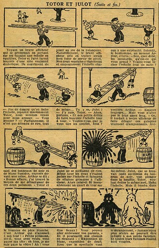 Le Petit Illustré 1932 - n°1427 - page 2 - Totor et Julot - 14 février 1932