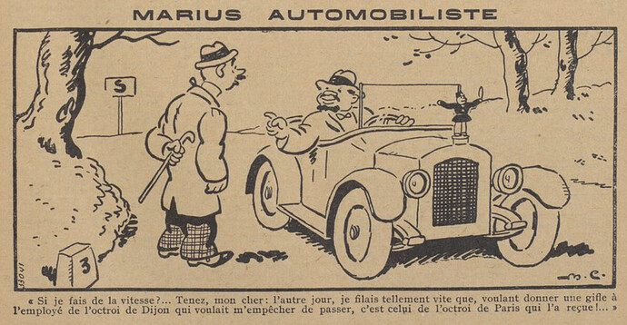 Guignol 1929 - n°133 - Marius automobiliste - 17 novembre 1929 - page 39