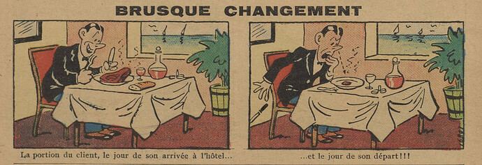 Guignol 1936 - n°13 - page 48 - Brusque changement - 29 mars 1936