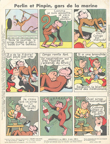 Perlin et Pinpin 1957 - n°15 - 14 avril 1957 - page 8