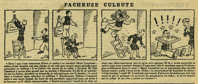 L'Epatant 1930 - n°1162 - page 14 - Facheuse culbute - 6 novembre 1930