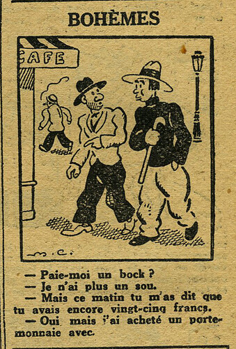 L'Epatant 1930 - n°1156 - page 10 - Bohémes - 25 septembre 1930