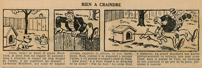 Le Petit Illustré 1935 - n°1596 - page 15 - Rien à craindre - 12 mai 1935