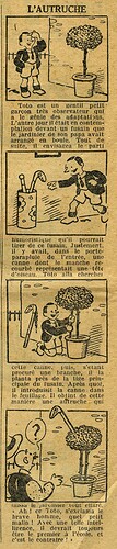 Le Petit Illustré 1932 - n°1425 - page 2 - L'autruche - 31 janvier 1932