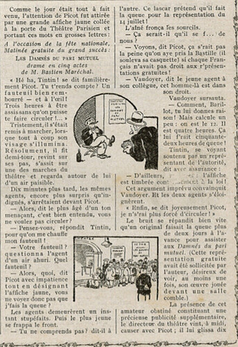 Almanach Vermot 1932 - 30 - Le fauteuil de Picot - Mercredi 13 juillet 1932