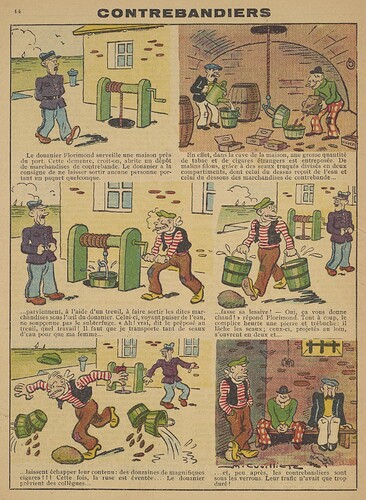 Guignol 1934 - n°41 - page 14 - Contrebandiers - 14 octobre 1934