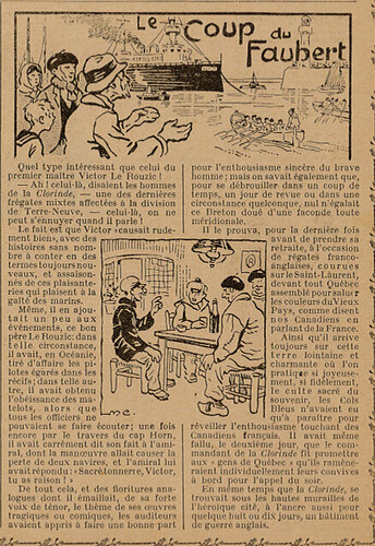 Almanach Vermot 1925 - 8 - Mercredi 4 février 1925 - Le Coup du Faubert
