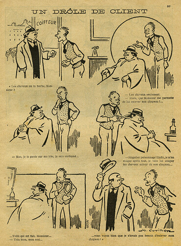 Guignol 1926 - n°69 - Un drôle de client - Juin 1926 - page 37