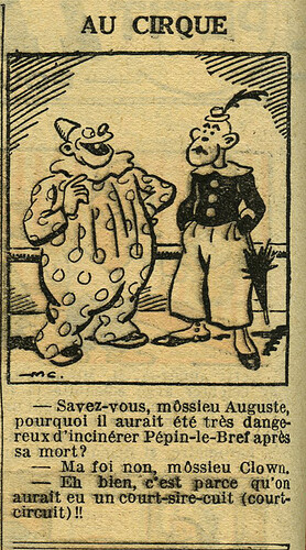 Le Petit Illustré 1934 - n°1548 - page 7 - Au cirque - 10 juin 1934