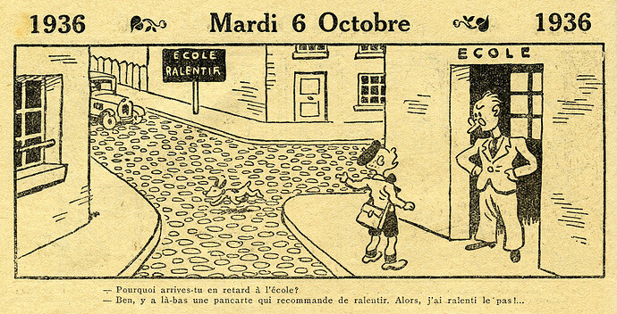 Almanach Vermot 1936 - 20 - Mardi 6 octobre 1936