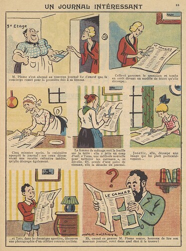 Guignol 1934 - n°30 - page 33 - Un journal intéressant - 29 juillet 1934
