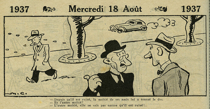 Almanach Vermot 1937 - 26 - Mercredi 18 août 1937