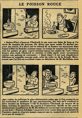 L'Epatant 1934 - n°1354 - page 14 - Le poisson rouge - 12 juillet 1934