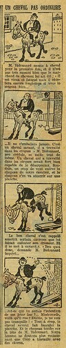Le Petit Illustré 1928 - n°1214 - Un cheval pas ordinaire - 8 janvier 1928 - page 2