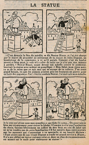 L'Epatant 1935 - n°1392 - La statue - 4 avril 1935 - page 6