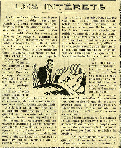 Almanach Vermot 1934 - 5 - Les intérêts - Mercredi 21 février 1934