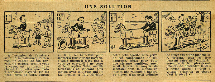 Le Petit Illustré 1932 - n°1429 - page 7 - Une solution - 28 février 1932