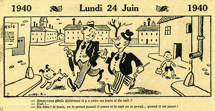 Almanach Vermot 1940 - 14 - Lundi 24 juin 1940