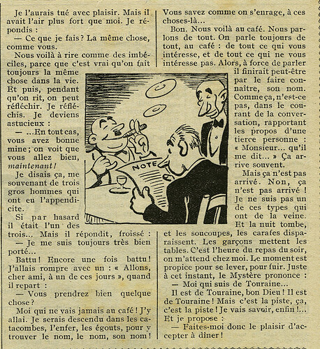 Almanach Vermot 1937 - 8 - La fâcheuse amnésie - Lundi 8 mars 1937