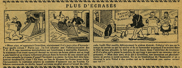 L'Epatant 1930 - n°1142 - page 7 - Plus d'écrasés - 19 juin 1930
