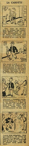 Le Petit Illustré 1931 - n°1374 - page 2 - La carotte - 8 février 1931