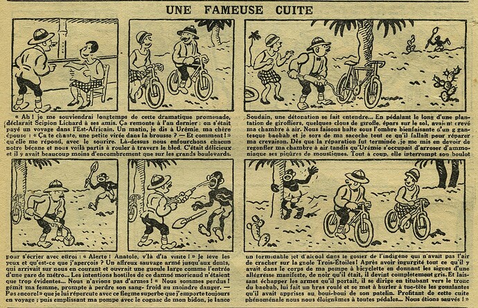 L'Epatant 1930 - n°1161 - page 13 - Une fameuse cuite - 30 octobre 1930