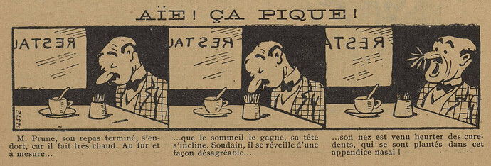 Guignol 1935 - n°20 - page 36 - Aie ça pique - 19 mai 1935