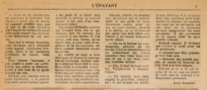 L'Epatant 1936 - n°1443 - Le dernier cambriolage de Rillaud - 26 mars 1936 - page 7