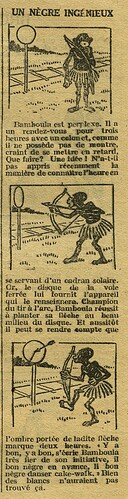 Cri-Cri 1926 - n°400 - page 11- Un nègre ingénieux - 27 mai 1926