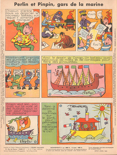Perlin et Pinpin 1957 - n°41 - 13 octobre 1957 - page 8