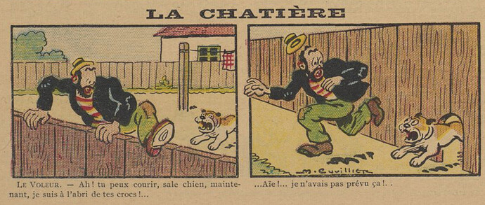 Guignol 1932 - n°186 - page 40 - La chatière - 7 février 1932