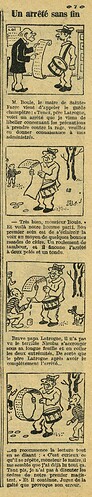 Le Petit Illustré 1928 - n°1233 - page 7 - Un arrêté sans fin - 27 mai 1928
