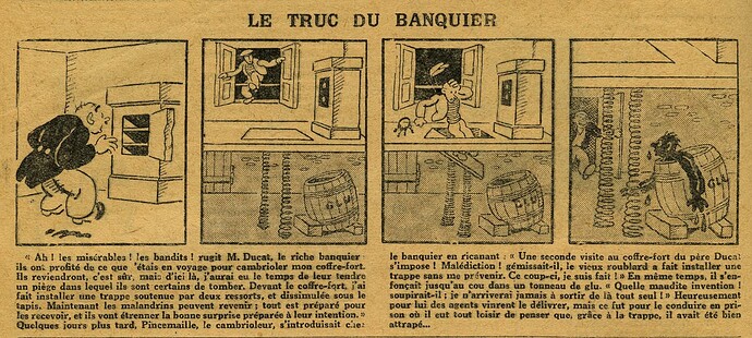 L'Epatant 1930 - n°1141 - page 14 - Le truc du  banquier - 12 juin 1930