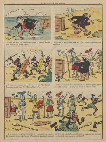 Guignol 1935 - n°49 - page 41 - La ruse de M Macombine - 8 décembre 1935