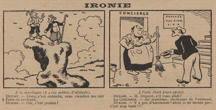 Guignol 1933 - n°261 - Ironie - 1er octobre 1933 - page 44