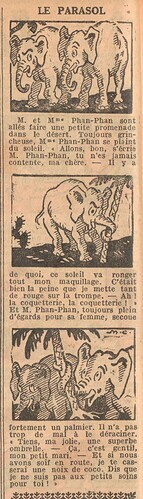 Le Petit Illustré 1929 - n°1266 - page 2 - Le parasol - 13 janvier 1929