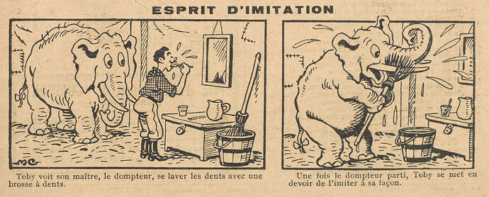 Guignol 1934 - n°47 - page 47 - Esprit d'imitation - 25 novembre 1934