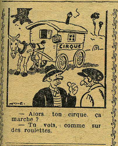 Le Petit Illustré 1930 - n°1345 - page 15 - Dessin sans titre - 20 juillet 1930