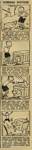 Le Petit Illustré 1933 - n°1476 - page 2 - Terrible histoire - 22 janvier 1933