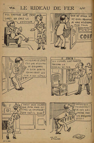 Pierrot 1933 - n°2 - Le rideau de fer - 8 janvier 1933 - page 10 - Th Barn